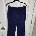 Rebecca Taylor ‎ navy blue pleated front straight leg trousers pants size 8 Photo 5