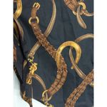 Ralph Lauren Lauren ‎ Black Cotton Equestrian  Button-Down Top Womens Large Photo 1