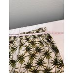 Briggs New York BRIGGS Palm Tree Print Elastic Waist Drawstring Tassels Casual Shorts Size Large Photo 6