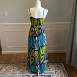 Sam Edelman NWT Butterfly Trapeze Print Square Neck Sleeveless Maxi Dress Sz Med Photo 5