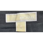 Michael Kors Women's Mini Skirt Black Size 0 A-Line Side Zip Stretch Lined Skirt Photo 3