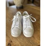 Converse  One Star Leather White Sneakers Light Blue Trim Women’s Size US 6 Photo 3
