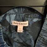 Juicy Couture Large Bomber Jacket Full Zip Up Floral Camo Print Blue Photo 1