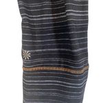 Athleta  Black Striped Relay Capri Cropped Leggings Women Sz S Photo 3