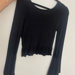 Melrose and Market Black Open Back Top Photo 0