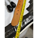 Coach  VINTAGE CLASSIC RED BERRY LEATHER WOMEN'S BELT BRASS‎ BUCKLE 8500 Medium Photo 6