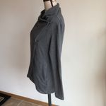 H by Bordeaux  Grey Mock Neck Sweater Photo 3