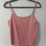 American Eagle  Ribbed Cami Pink Size L Photo 0