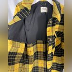 Ashley by 26 International  Outerwear Women’s Flannel Yellow Plaid Jacket Sz M Photo 11