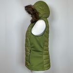 Klim ‘Waverly’ Insulated Vest Detachable Fur Trim Hood Women’s Size Medium Green Photo 3