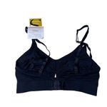 Simple Wishes Maternity Nursing Pumping Bra 11640 Wireless Black Women's Medium Photo 1