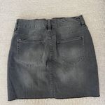 PacSun Denim Distressed Mini Skirt Photo 2
