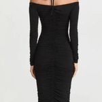 ALC Frank NEW A.L.C. Black Ruched Avery Dress Long Sleeve Body con Size XS woman’s Photo 1