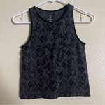 Tangerine Women's Black Print  Workout Athletic Tank Top Seamless Size Small Photo 1