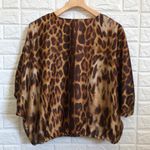 Alberto Makali  oversized silk animal print‎ crop Photo 3