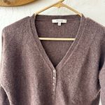 Madewell Brown Wool Asherton Waffle Henley Sweater XS Photo 2