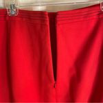 Boden Vibrant Red Pencil Skirt With Zippered Back Size 16/18R plus dressy Photo 5