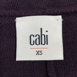 CAbi  Women’s Open Front Drape Criss Cross Back Plum Cardigan Photo 8