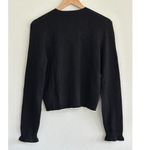 Madewell  The Signature Open Knit Cardigan in Black, Size X-Large Photo 7