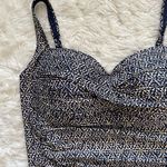 One Piece Nip Tuck Swim Nautical Foil Joanne Swimsuit Tummy Control Navy 10 Photo 5