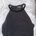 Lulus lulu’s Girl in the Mirror long black formal dress Photo 4