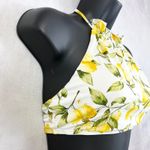Daniel Cremieux Cremieux Womens Bikini Top Size Medium Lemonade Fruit Lemons Beachy Ruffled Photo 1