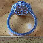 Natural Iolite Blue Sapphire Sterling Silver Ring Size 6 Photo 4