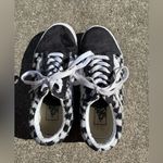 Vans old skool sherpa black and white checkered plaid check skate sneakers 6.5 Photo 1