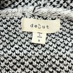 Debut  Grey Plaid Open Front Cardigan Size Small Photo 6