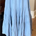 Allegra K Powder Blue Smocked Midi Dress New Photo 3