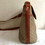 CELINE Macadam Coated Canvas and Leather Crossbody Bag Photo 4