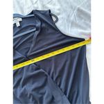 H by Halston  BLACK V-NECK JUMPSUIT SIZE LARGE Black Photo 4