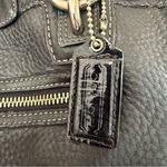 Coach Penelope Pebbled Black Leather Handbag Photo 2