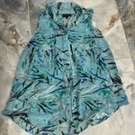 Lane Bryant  Women's Blouse 20 Size Butterfly Kaftan Tropical Photo 0