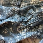 Free People  Blue boho Island Vibes linen cropped Jeans sz 28 Photo 7