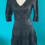 Love Shack Fancy Paige Eyelet Lace black Dress in size 0 Photo 0
