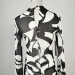 Anthropologie NWT Farm Rio  Long-Sleeve Mock-Neck Mesh Slim Midi Dress XXS Photo 7