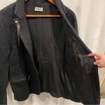 Ovdog Mongolian couture runway collection silver tassel blazer wool leather Size L Photo 10