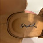 Qupid  Tan Strappy Block 4” Heel sandals Size 7 Photo 6