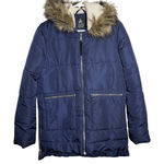 Atmosphere Faux Fur-Lined Hooded Winter Coat – Women’s Size 6 Photo 0