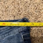 Charme Indigo Boot Cut Jeans Two Tone Raw Hem Distressed Embroidered Pockets 28 Blue Photo 10