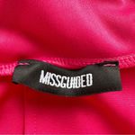 Missguided 🔃 Pink Front Plunge Mini Dress Photo 8