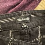 Madewell Emmett Wide Leg Crop Pants In Black Windowpane Size 27 Photo 3