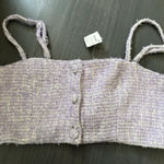 Storia NWT  Ruby and Jenna Tweed crop top size M Photo 0