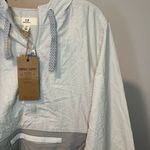 Thread & Supply Windbreaker Hooded Anorak Jacket Size L Pockets Running Athletic Gray Size L Photo 4