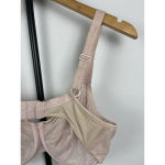 Chantelle  Baby Pink Sheer Lace Wired Bra Size 34DDD 3582‎ Photo 6
