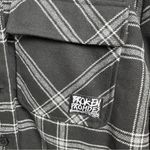Broken Promises  Warrior Black & Grey Plaid Flannel Jacket Size XL Unisex Photo 9