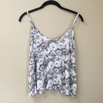Love Culture White Floral Crop Top Camisole Photo 0