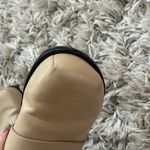 The Frankie Shop PORTE & PAIRE X  tan calf leather slip on clogs 37 mules Photo 3