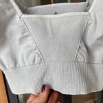 FP Movement Good Karma Square Neck sports Bra M/L Ice Grey top ribbed tank Gray Size M Photo 8
